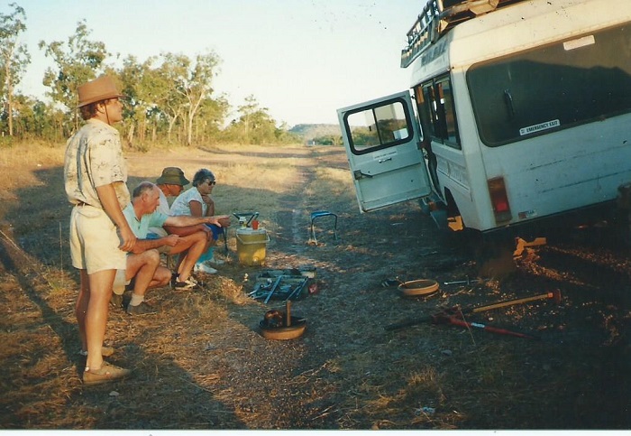Arkana Stuart Hwy repairs Austour Kimberley to Kakadu 1990 client photo13
