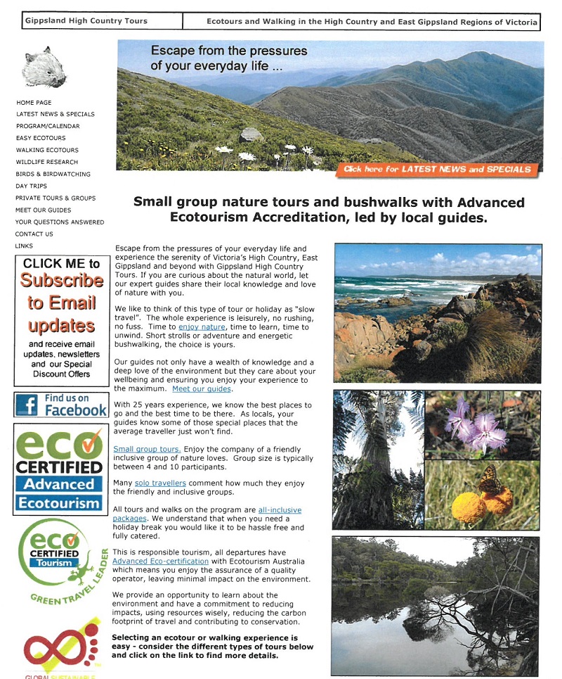 GHCT old website